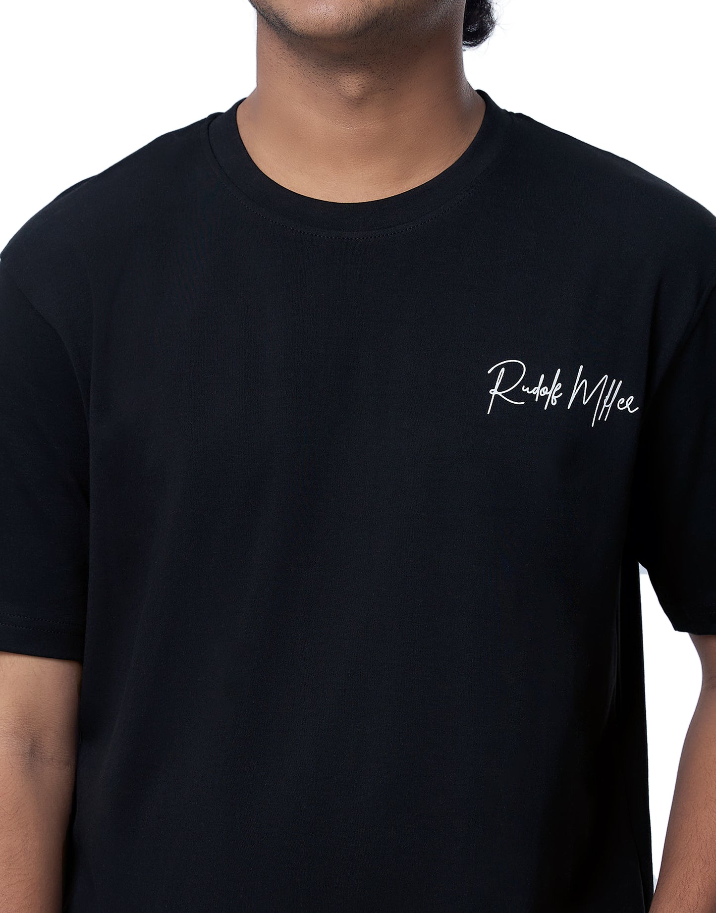 Rudolf Miller Classic Men Black Tshirt