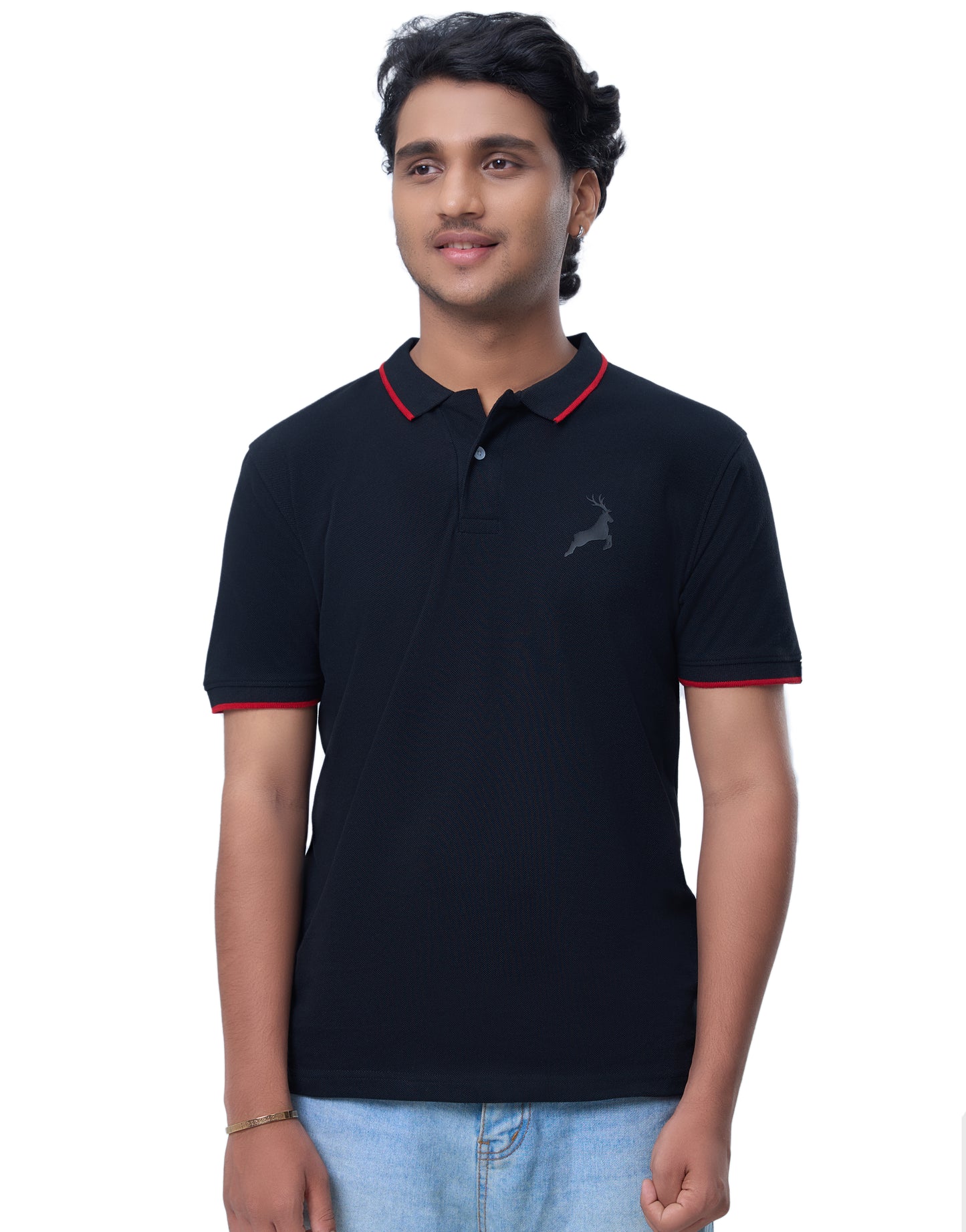 Rudolf Miller Classic Black Polo Tshirt