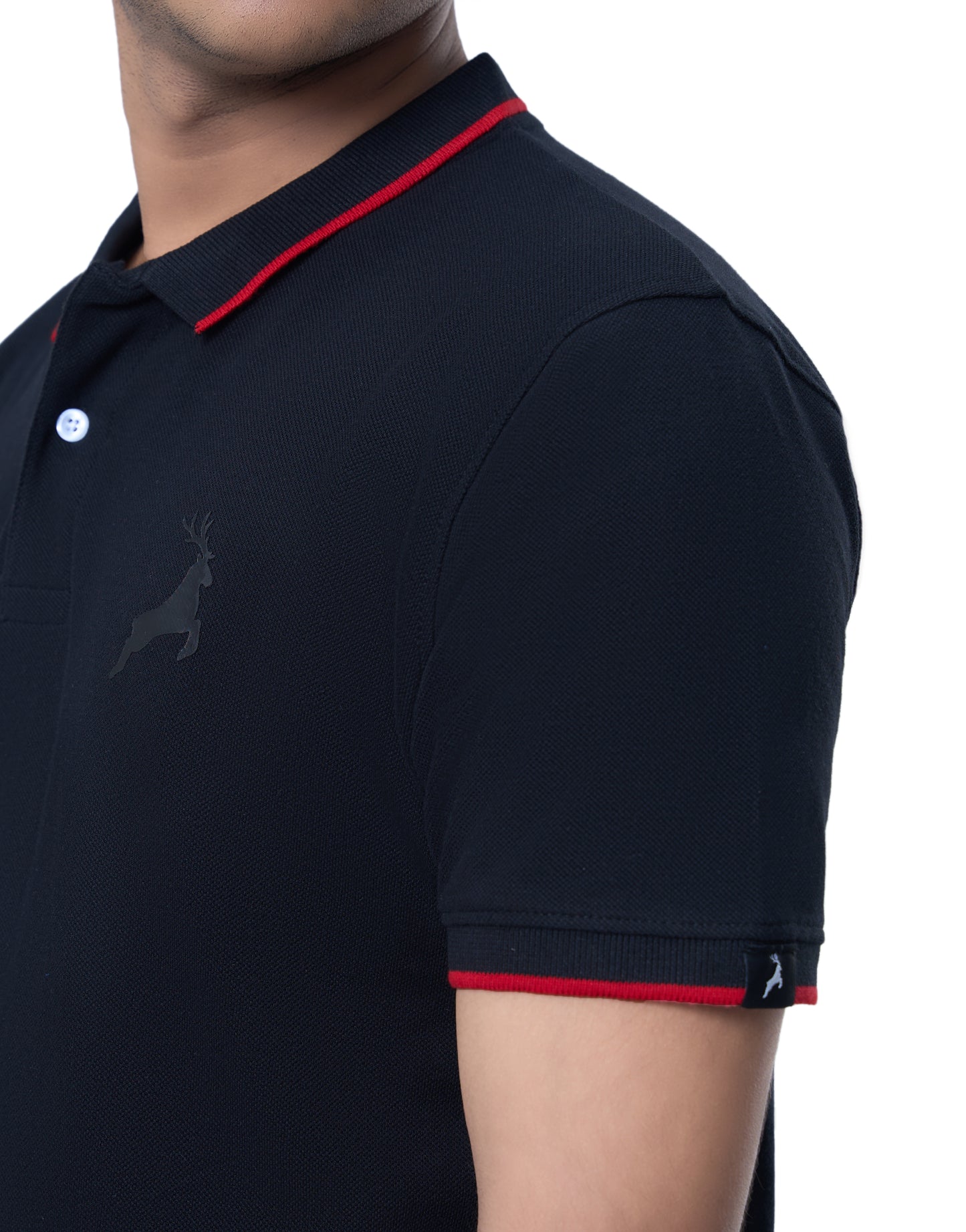 Rudolf Miller Classic Black Polo Tshirt